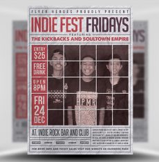 Indiefest Fridays Flyer