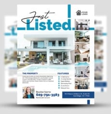 Just Listed Simple Flyer 1