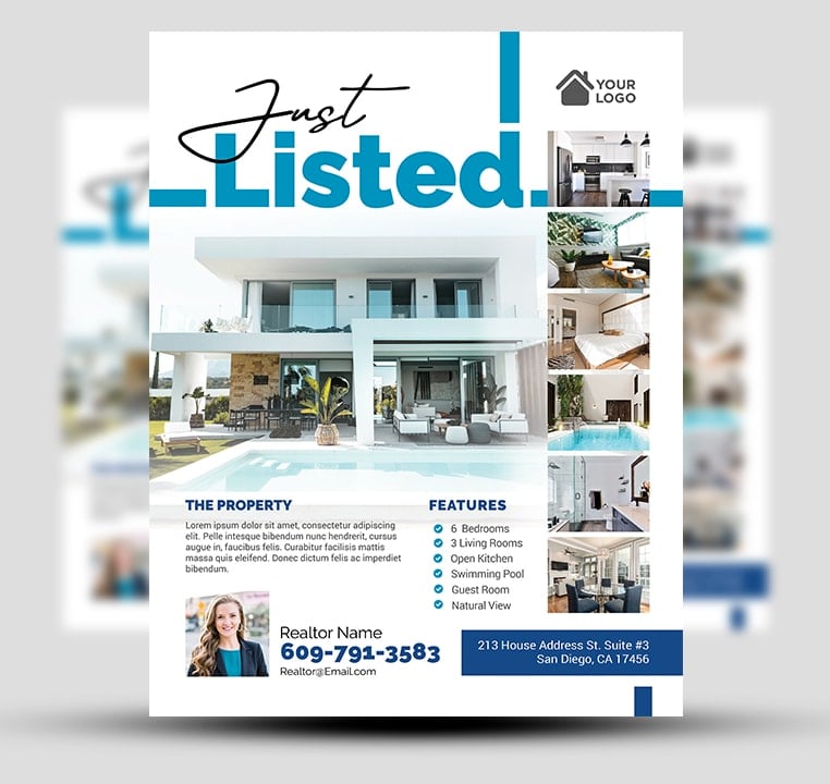 Just Listed Simple Flyer 1