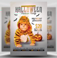 Kids Halloween Photo Op Flyer