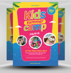 Kids Summer Camp Flyer