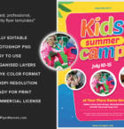Kids Summer Camp Flyer