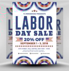Labor Day Sale Flyer 4