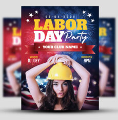 Labor Day Party Flyer 1