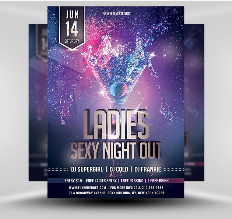 Ladies Night Flyer 3
