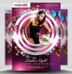 Ladies Night PSD Flyer Template 1
