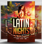 Latin Nights Beach Flyer