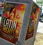 Latin Nights Beach Flyer