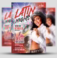 Latin Nights Flyer 1