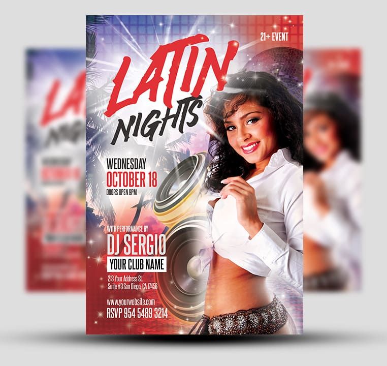 Latin Nights Flyer 1