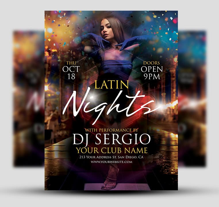 Latin Nights Flyer 2