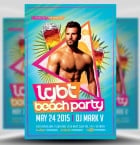 LGBT Beach Party Flyer