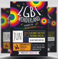 LGBT Wonderland Flyer