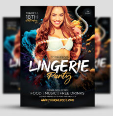 Lingerie Party Flyer 2
