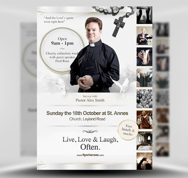 Live Love Laugh Flyer