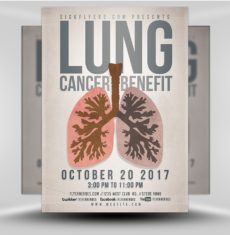 Lung Cancer Awareness Flyer