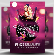 The Luxury Valentine’s Ball Flyer