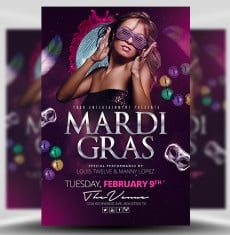 Mardi Gras Flyer