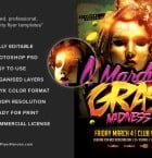 Mardi Gras Madness Flyer