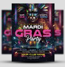 Mardi Gras Flyer 1