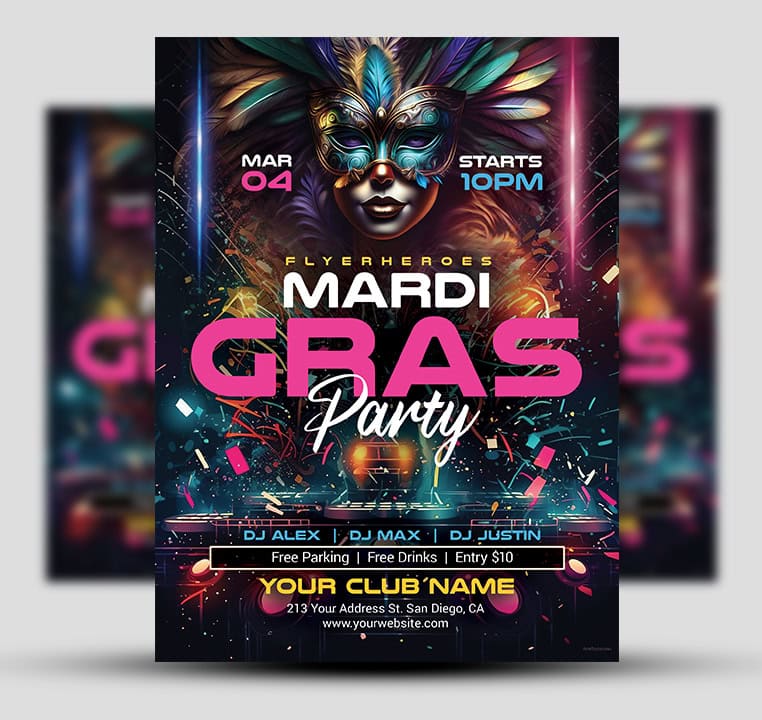 Mardi Gras Flyer 1
