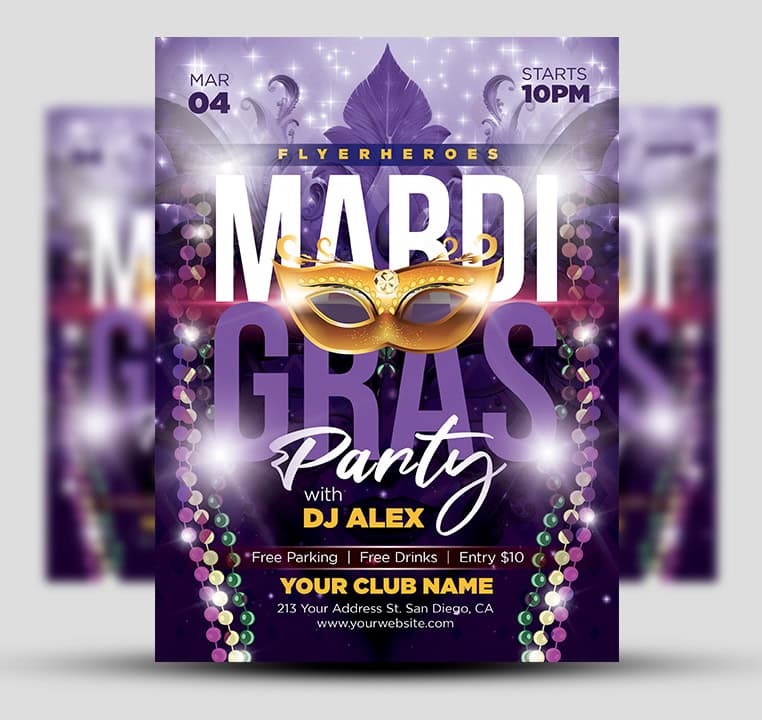 Mardi Gras Flyer 2