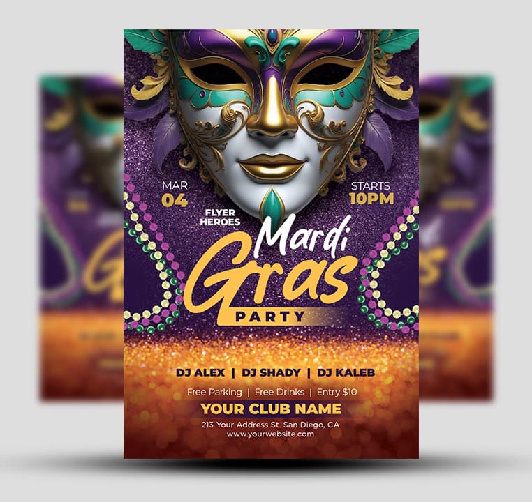Mardi Gras Flyer 3