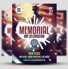 Memorial Day Celebration Flyer 1