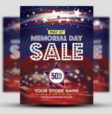 Memorial Day Sale Flyer 1