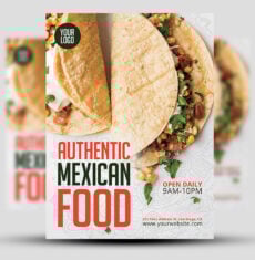 Mexican Restaurant Flyer 1