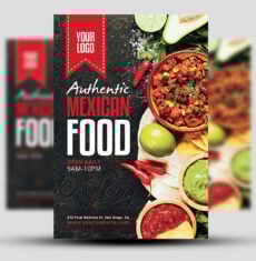 Mexican Restaurant Flyer 2