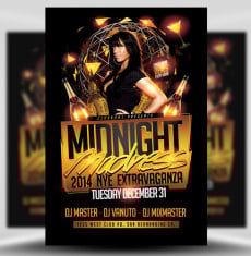 Midnight Madness NYE Flyer