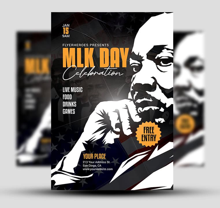 MLK Day Celebration Flyer 2