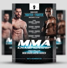MMA Event Flyer 1