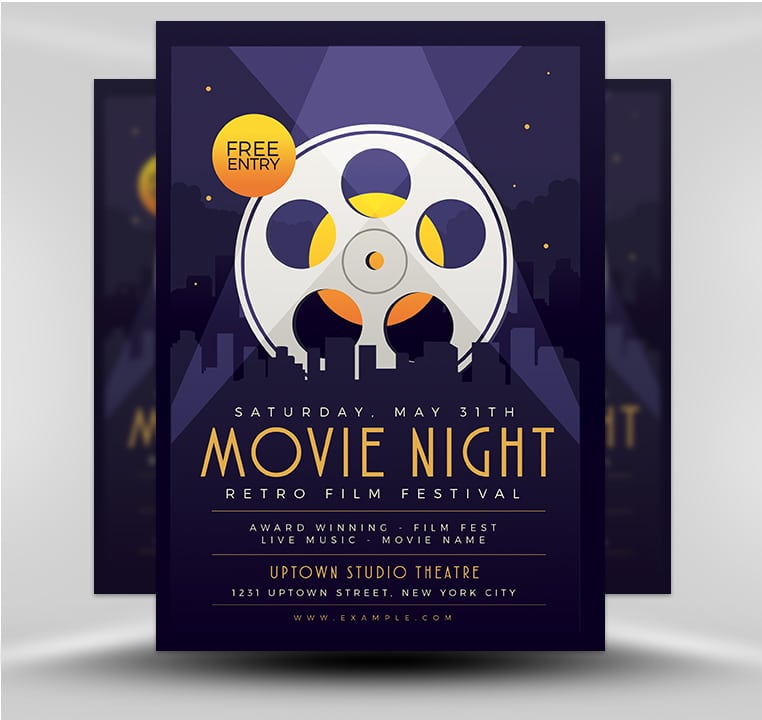 Movie Night Flyer