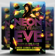 Neon NYE Flyer