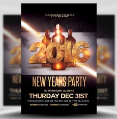 New Year Party Flyer