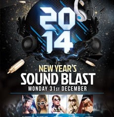 New Year's Sound Blast Flyer Template