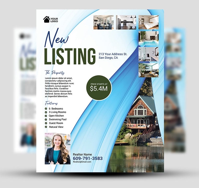 New Listing Waterfront Flyer 1