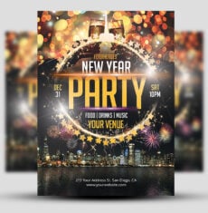 New Year Party Flyer 1