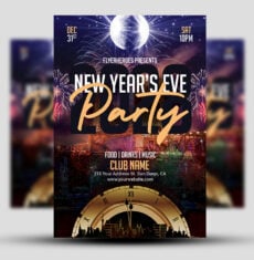 New Year’s Eve Party Flyer 2