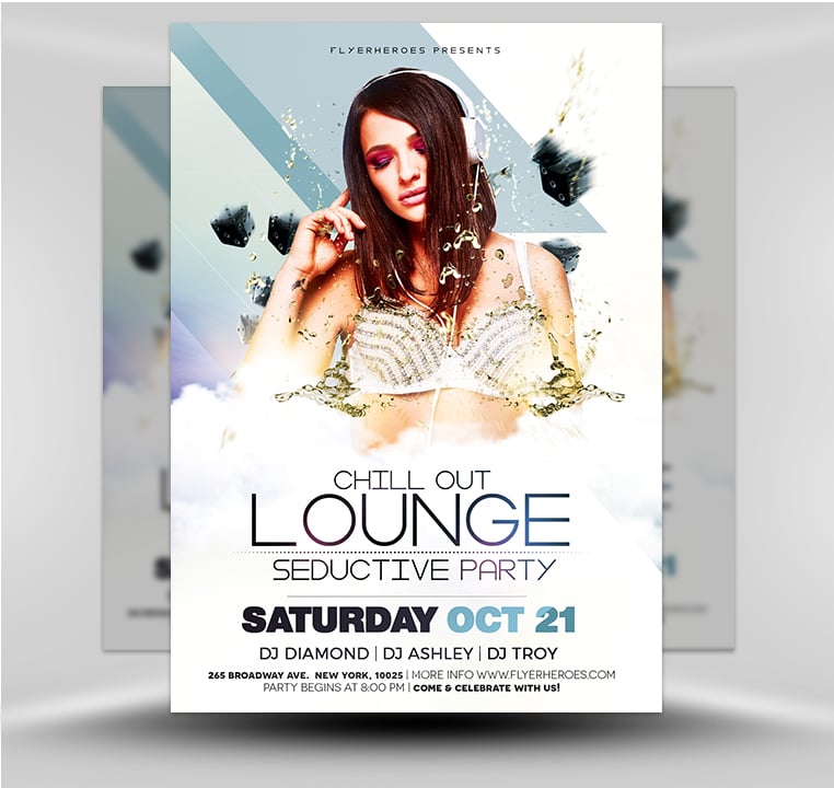 Feel the Beat DJ Club Flyer