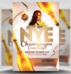 NYE Champagne Campaign Flyer