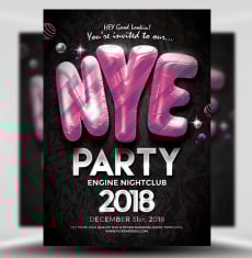 NYE Party Flyer