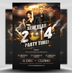 NYE Party Time Flyer
