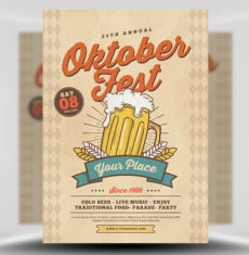 Retro OktoberFest Flyer 2