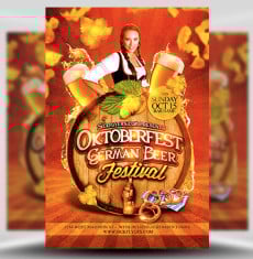 Oktoberfest Beer Festival Flyer