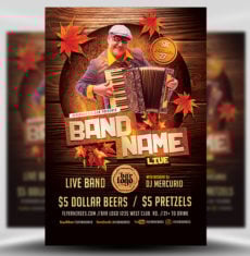 Oktoberfest Live Flyer
