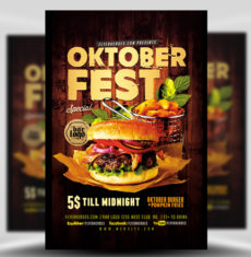 OktoberFest Food Flyer V4