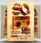 Old School Party Flyer